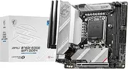 MSI MPG B760I Edge WiFi DDR4 Motherboard, Mini-ITX - for 12th and 13th Gen Intel Core Processors, LGA 1700-8 Direct 90A VRM, DDR4 Memory Boost 5333+MHz/OC, PCIe 5.0 x16, 2 x M.2 Gen4, Wi-Fi 6E