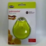 Chef'n PalmZester Citrus Zester for Lemons, Limes, Oranges, Avocado Green NIP