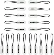 DACUAN Luminous Zipper Pulls Cord, 20pcs Glow in Dark Zipper Puller Head Lost Luminous Pull Zippers, Replacement Extension Zip for Backpack Tent Rucksack Pendant Handbag