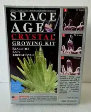 Space Age CRYSTAL Growing Kit EMERALD CLUSTER - NEW