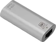 Ethernet Adapter, 10/100/1000 Mbps USBC Female to RJ45 Female Adapter Support, No Driver Easily Use, for Phones Computers Tablets