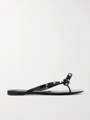 [Valentino Garavani] Valentino Garavani - The Rockstud Rubber Flip Flops - Black - IT39 IT 39 Black
