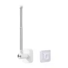1 Set Storage Shelf Wall-mounted Multi-functional Bar Bathroom Towel Roll Paper