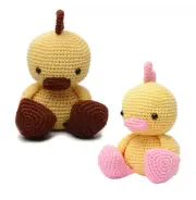 Adorable Ducks Crochet Doll Handmade Amigurumi Plush Toy VAC