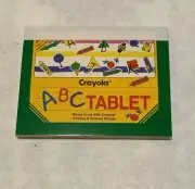 Vintage Mini Crayola Learn To Write ABC tablet 3 3/4" x 3"
