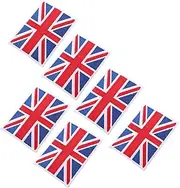 BEBEMOKO 6pcs National Flag Embroidery Patches for Clothes DIY Flag Cloth Stickers for Fashion Accessories for Hats Bags and Craft Projects