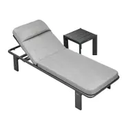 Higold Ligo Outdoor Sunlounger with Side Table