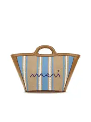 Marni Embroidered Canvas Tropicalia Bucket Bag