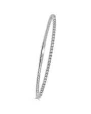 Sabrina Designs 14K 2.08 ct. tw. Diamond Flexible Bangle Bracelet