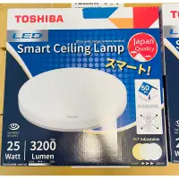 在飛比找蝦皮購物優惠-TOSHIBA 東芝 25W和日 國際版 LED吸頂燈 遙控