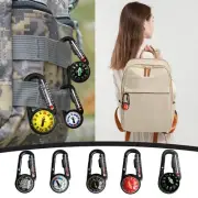 3 in 1 Climbing Thermometer Compass Carabiner Clip Key Chain Hanging Buckle Hook