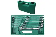 NLZ 14pc Combination Wrench Set Metric 6-19mm Offset Multi Fit Spanner Tools