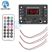 DC7-16V Bluetooth MP3 Decoder Board Car Audio Microphone USB FM Player Speaker