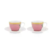 PIP Studio La Majorelle Pink 120ml Espresso Cups & Saucer Set of 2