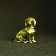 Art Deco Solid Bronze Hunting Dog Beagle Scent Hound Statuette Statue Figurine