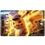 Pikachu Pokemon Playmat With Zones Trading Card Game Play Mat 24*14" _jj37