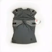 NEW Men's L Nike HyperStrong 4 Pads Compression Gray Football Shirt AQ0759-021