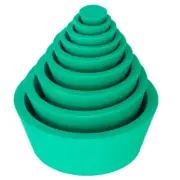 9pcs Tapered Collar Flask Adapters Silicone Funnel Filter Tip