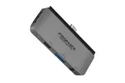 PROMATE 4-In-1 Multimedia Multi-Port Hub w/ USB-C Connector - Grey PADHUB-PRO.GRY