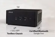 ASUS NUC 14 Pro Tall Intel 14th Gen Core Ultra 7 155H 96G RAM 2TB SSD Win 11 Pro