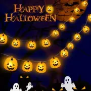 TOFAR Halloween String Lights, LEDs Pumpkin Lights Battery Powered, Waterproof H
