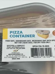 Collapsible Food Safe Pizza Container