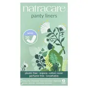 Natracare, Panty Liners, Organic Cotton Cover, Mini, 30 Liners