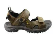 Keen Mens Targhee III Open Toe Adjustable Leather Comfortable Sandals