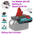 3 in 1 Battery Adapter Tool for Makita 18V LXT Battery Convert to Dyson V6 V7 V8