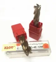 Solid Carbide AlTiN Coated End Milling Cutter 11mm-25mm 4-Flute 75-200mm CNC