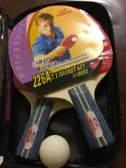 Racket 226A TT Threefish Professional Ping Pong Paddle Set Table Tennis Sports