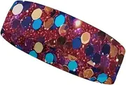 [YKLBV] Moisture Wicking Headbands for Men and Women Hand Drawn Floral Dragonfly Sports Sweatband for Tennis Basketball Running Gym Working Out