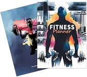 Workout Log Book For Women,Fitness Program Notebook - Daily Exercise Book, Wellness Plan Calendar, Training Notebook, Recording Accessories For Tracking Progress