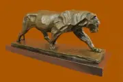 Bronze Panther signiert Bugatti Bronze figur Bronze Figur Bronze sculpture Decor