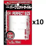 1000 KMC Perfect Size Inner Sleeves Card Protectors Barrier Standard 64x89mm 10x
