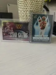 2 CARD JAYDEN DANIELS LOT!!!!