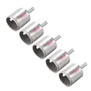 28mm Diamond Drill Bits Hole Saws for Glass Ceramic Porcelain Tiles 5 Pcs
