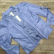 Chico's Ruffle Edge Long Sleeve Jacket Size 3 (16)