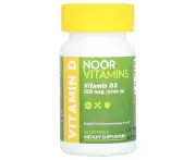 Noor Vitamins, Vitamin D3, 125 mcg (5,000 IU), 60 Softgels