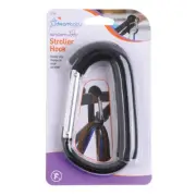 Dreambaby Black Clip Hook Carry Carabiner For Shopping Trolleys & Stroller/Pram