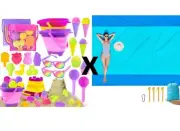 Beach Blanket Sand Proof, Ripstop Nylon Blankets, Extra Large + Beach Toys