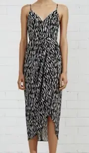 Shona Joy Cala Luna Dress Size AU 6 US 2 Cocktail Midi New with Tags RRP $280