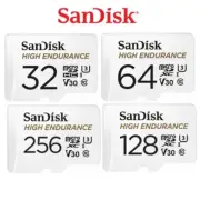 Sandisk 32GB 64GB 128GB 256GB 512GB High Endurance microSD Card Cam Recording 4K