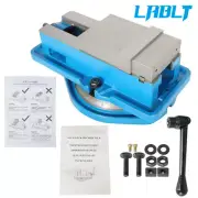 LABLT 4'' Lockdown Vise Precision CNC Milling Machine Bench Clamp Vice With Base
