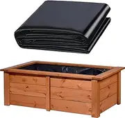 Pond Liner 1x6m 2x3m 3x4m 4x6m 5x8m 8x10m 10x12m Impermeable Pond Lining for Fish Ponds, Water Features, Streams, Landscaping, Plant Box Damp Proof Membrane(1x10m(3.3x32.8ft))
