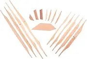 BIUDECO Acoustic Guitar Luthier Diy Spruce Brace Wood Kit 17pcs Spruce Guitar Parts Gs306