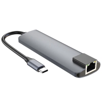 5-in-1 USB Chub Type-c with PD Charging Port Network Hub Multi-function Hub