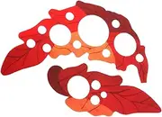 HAMPPLIES 2Pcs Grape Leaf Shaped Guitar Pickguards Durable Accessories for Acoustic Guitar Protection and Decoration