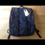 3.1 PHILLIP LIM for Target Large Camo Print Backpack Blue/Brown NWT