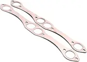 NPKNGZTATW SBC Oval Exhaust Port Gasket Gasket for Chevy 327 305 350 383 Gaskets
